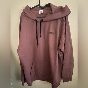NWOT. Pink brand hoodie. Color is like a burgundy.